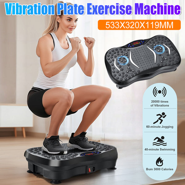 Vibration Plate Exercise Machine with Bluetooth, Full-Body Workout