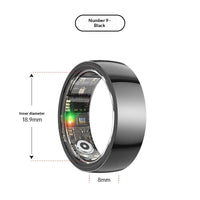 Health Tracking Ring for Heart Rate Sleep and Blood Oxygen Monitoring