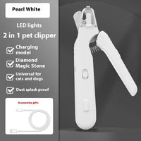2-in-1 LED Pet Nail Clippers for Dogs & Cats