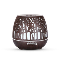 Room essential oil aroma diffuser hollow colorful ultrasonic humidifier