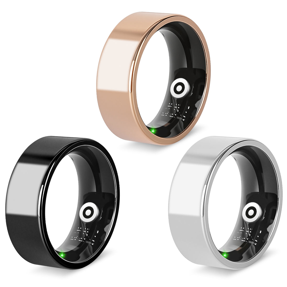 Smart Fitness Ring with Sleep, Stress and Heart Rate Tracking