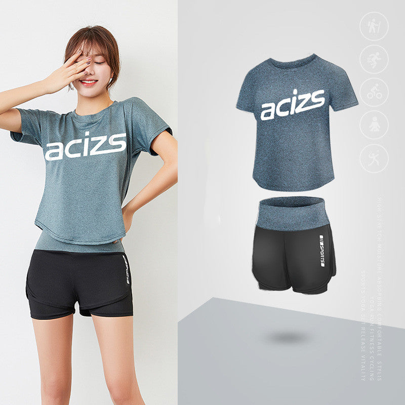 Running Gym Plus Size Quick-drying Clothes Yoga Two-piece Suit