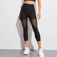 Women Leggings Mesh Design Trousers Pants