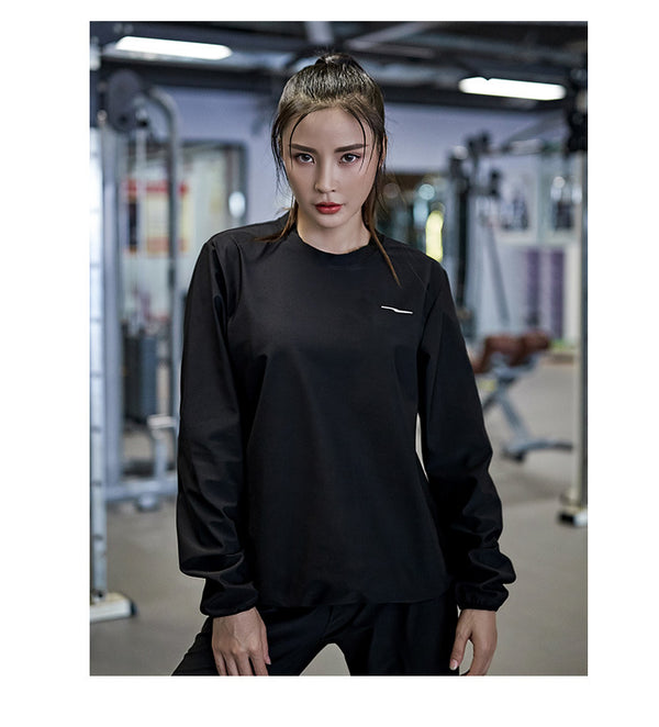 Women's Round Neck Long Sleeve Loose Sweat Suit