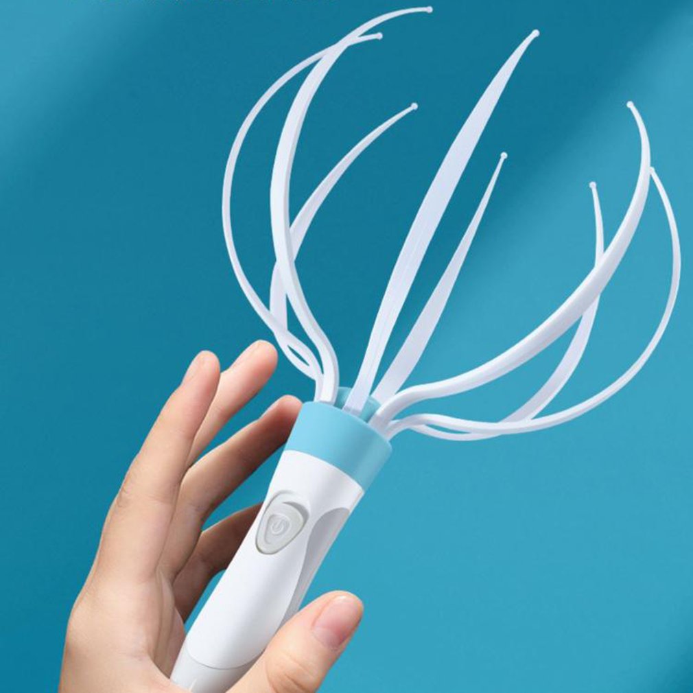 Electric Scalp Massager with 8-Claw Vibration Head