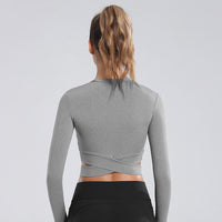 Long-sleeved fitness training yoga Top
