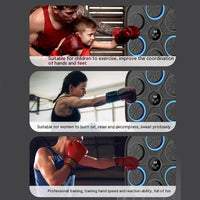 Music Boxing Target - Wall-Mounted Training Pad for Fitness Workouts