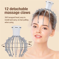 Jing Electric Scalp Massager – Rechargeable Head Tingler for Stress Relief