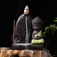 Little Monk Aromatherapy Incense Burner - Zen Tea Pet Decor