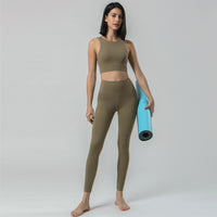 New Nude Yoga Women's High Waist Pocket Fitness Suit