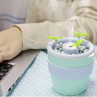Mini USB negative ion potted air humidifier