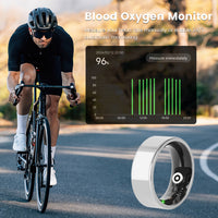 Smart Fitness Ring with Sleep, Stress and Heart Rate Tracking