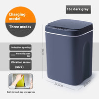 Smart Inductive Ashbin Home Living Room Bathroom Automatic