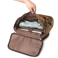 Men's Vintage Leather Canvas backpack