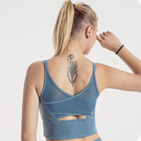 Mesh sling breathable yoga wear