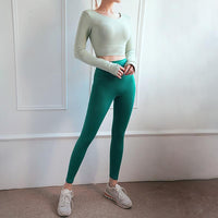Autumn & Winter Yoga Suit – 2-Piece Activewear Set
