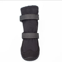 Winter Warm Dog Boots Thickened Long Velvet