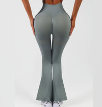 High Waist Flare Leggings for Yoga and Fitness