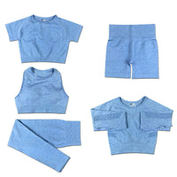 Women's Yoga Suit Sports Five-piece Set