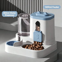 Gravity Pet Feeder and Water Dispenser for Cats Puppies and Small Pets