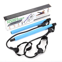 Pilates Bar Kit with Resistance Bands - Portable Home Gym Equipment