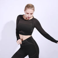 Sports Tight Long Sleeve Seamless Roga Suit