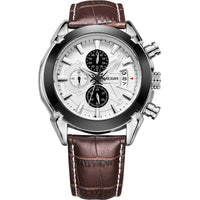 Multifunctional Timing Quartz Three Eyes And Six Needles Waterproof Luminous