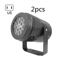 LED Christmas Snowflake Projector - 16 Patterns Indoor/Outdoor