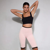 Women's Printed Lace Activewear Bootcut Pants