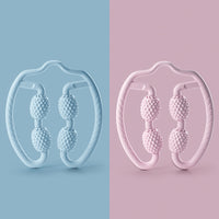 Leg & Thigh Massage Roller – 4-Wheel Muscle Massager Clip