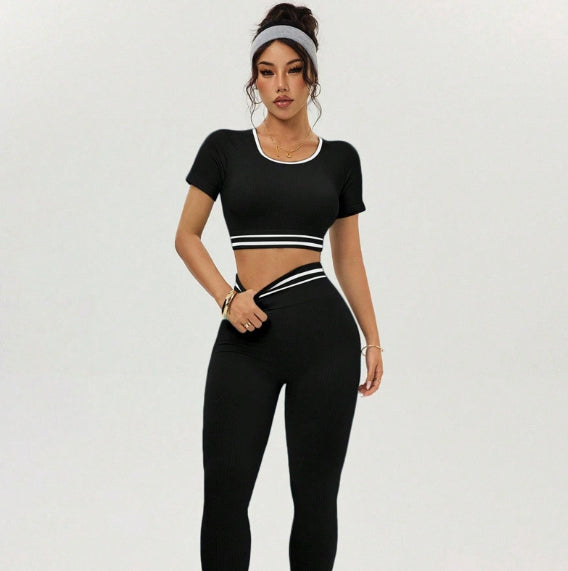 Women’s Color Block Yoga Set