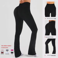 High Waist Flare Leggings for Yoga and Fitness