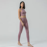 New Nude Yoga Women's High Waist Pocket Fitness Suit