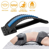 Adjustable Back Stretcher for Lumbar Support & Spinal Decompression