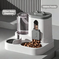 Gravity Pet Feeder and Water Dispenser for Cats Puppies and Small Pets