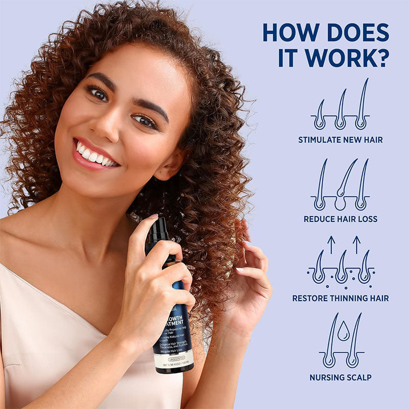 Hair Growth Serum - Thickening Treatment for Damaged & Frizzy Hair | 100ml