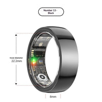 Health Tracking Ring for Heart Rate Sleep and Blood Oxygen Monitoring