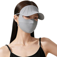 Summer Sun-Protective Face Mask Womens Full-Face
