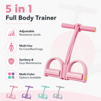 6 Tube Pedal Resistance Band for Full Body Fitness Training