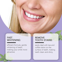 Purple Teeth Whitening Strips Dry