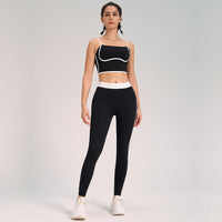 Sports Yoga Suit Two-piece Set Nude Feel Double-sided Sanding Outdoor