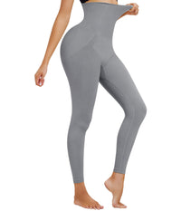 High Waist Cropped Leggings with Tummy Control