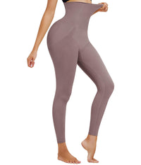 High Waist Cropped Leggings with Tummy Control