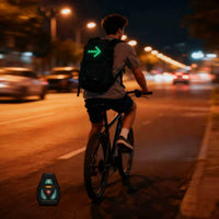 Remote-Control LED Safety Backpack for Cycling & Night Running