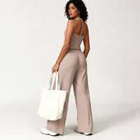 Womens Yoga Casual Top And Pants Set