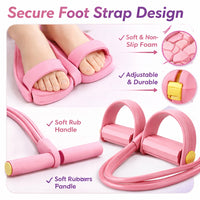 6 Tube Pedal Resistance Band for Full Body Fitness Training