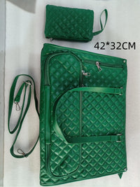 Fashionable Lunch Tote Bag Women's Thermal Insulation Lunch Box Leak-proof Crossbody Computer Storage Bag Quilted Large Capacity Handbag With Purse