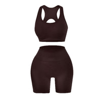 Women's Seamless Workout Set with Sports Bra and Leggings