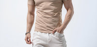 Fitness Retro Cardigan Half Sleeve Quick-drying Slim Fit Tight Breathable Short Sleeve