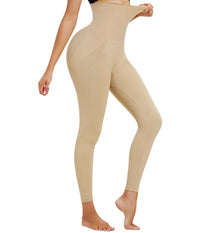 High Waist Cropped Leggings with Tummy Control